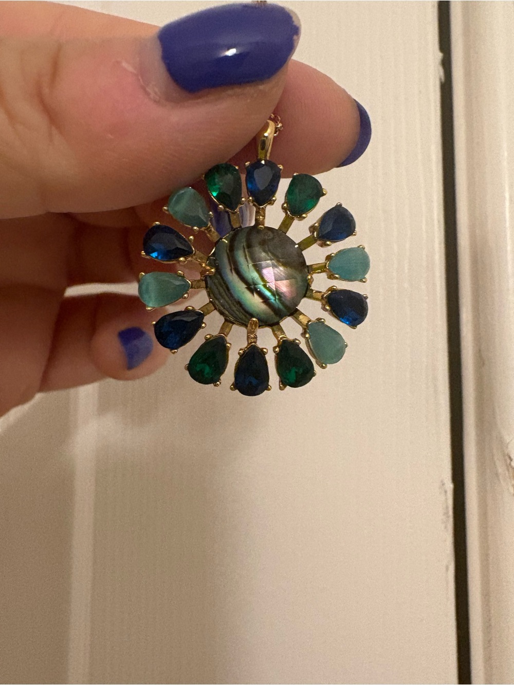 Kate Spade Crystal Peacock Way Necklace